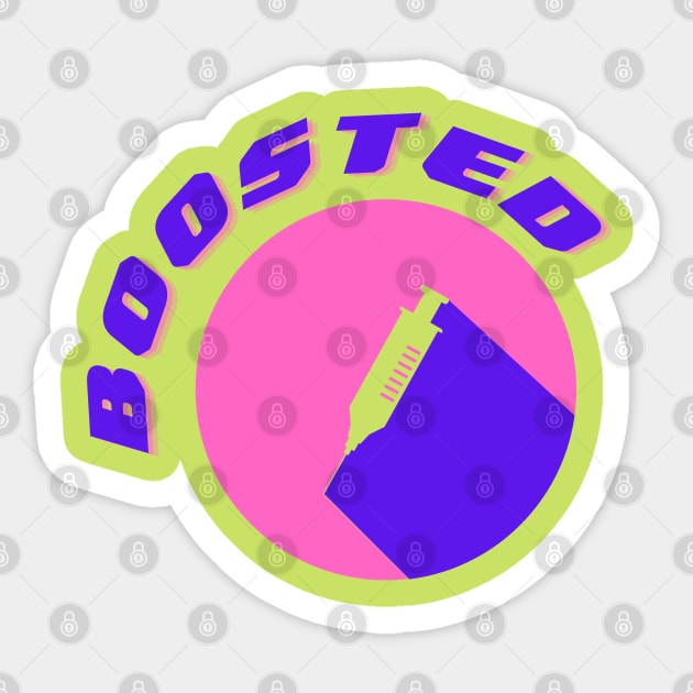 Boosted! Sticker by TJWDraws